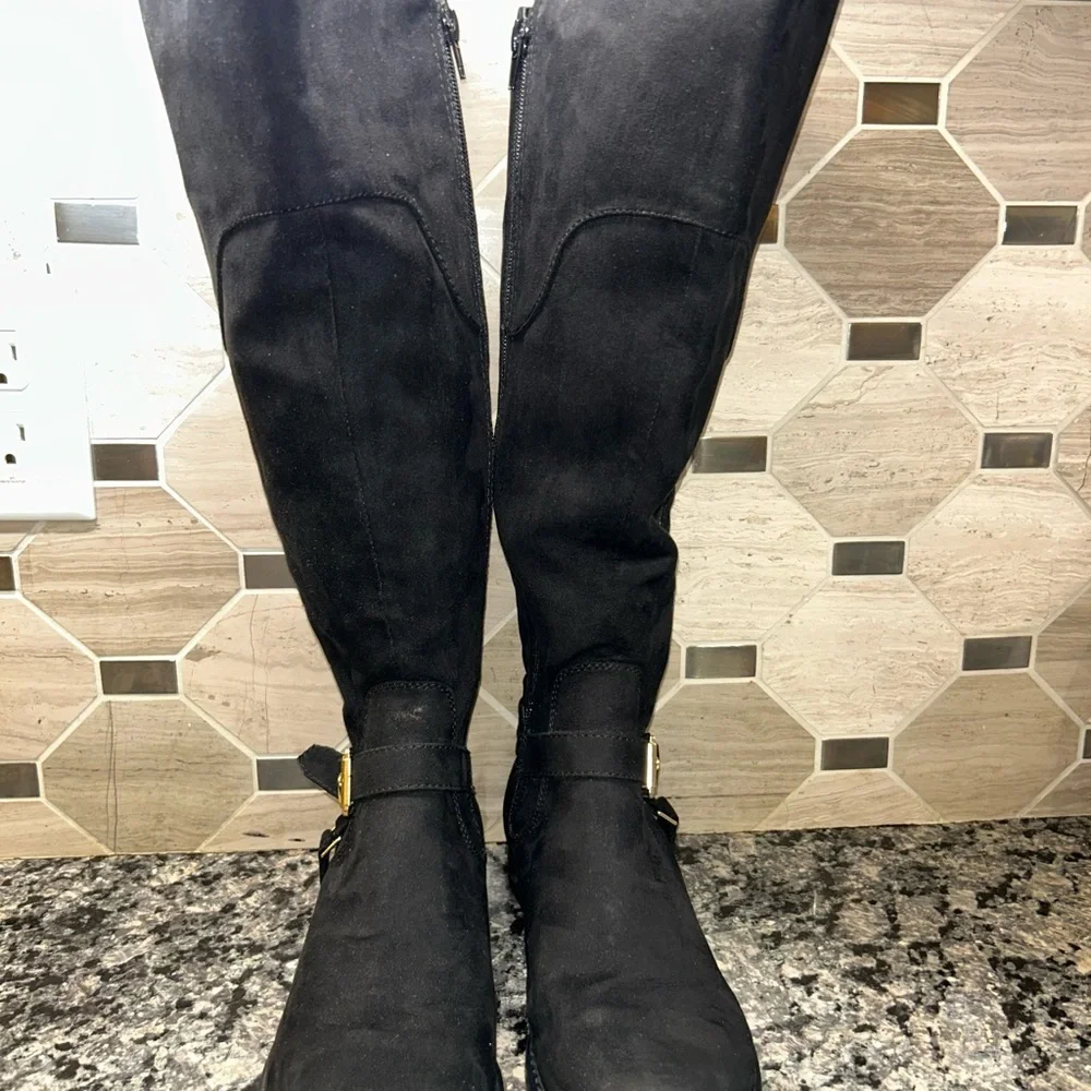 G by Guess Harson Knee High Boots Black Size 7.5